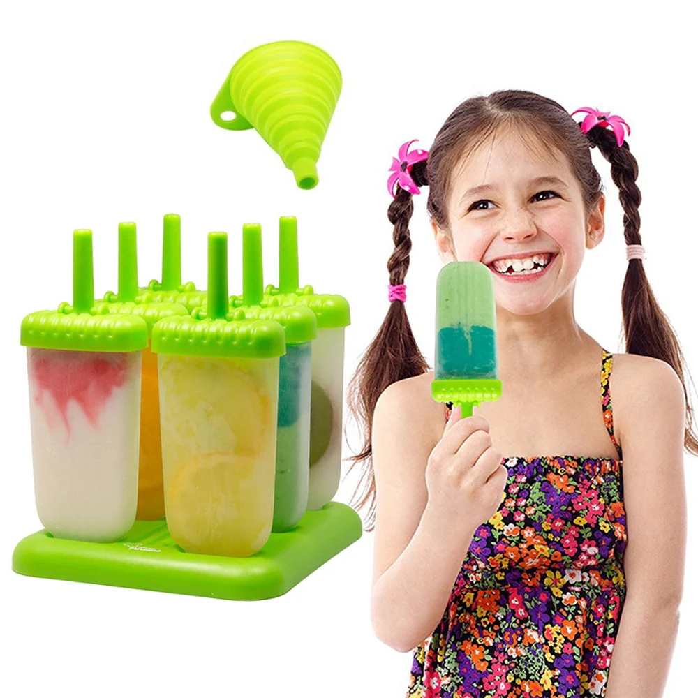 Кубик прессформы для мороженого размера плюс силиконовая форма палочки