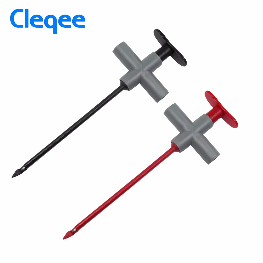 

Мультиметр Cleqee P5010, щуп для прокола, с клипсой 4 мм, 2 шт.