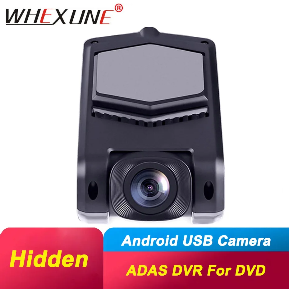 WHEXUNE ADAS Автомобильный видеорегистратор камера с USB разъемом HD 1080P LDWS для Android OS system
