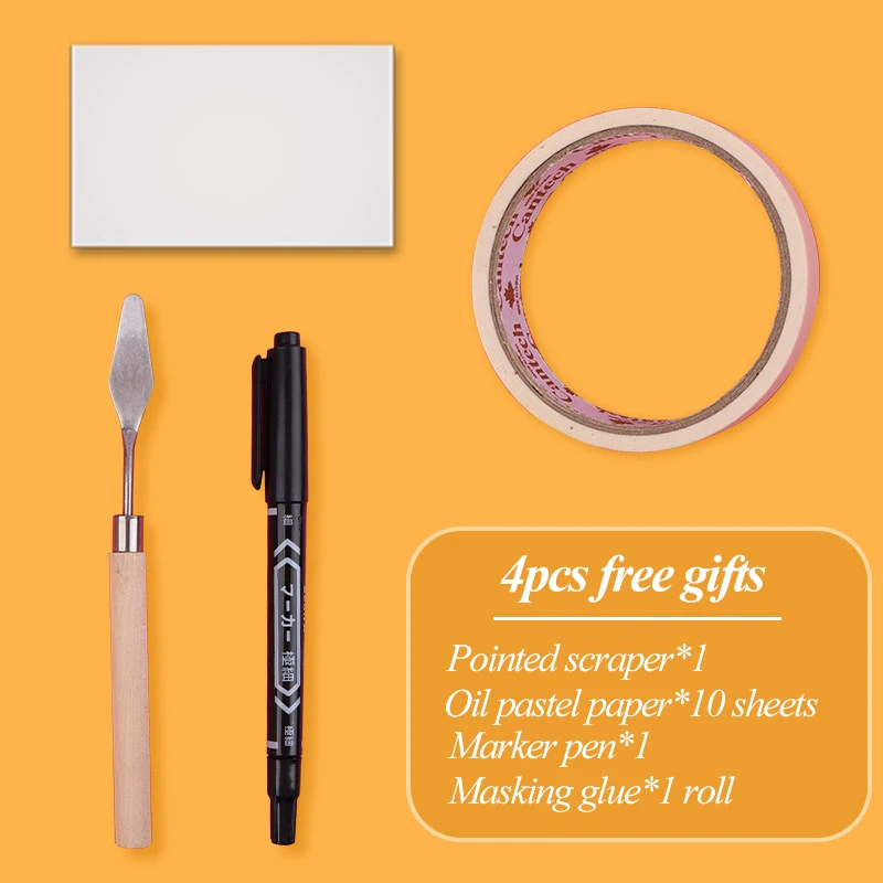 Супермягкая масляная пастель Kuelox с подарком профессиональная живопись тяжелая