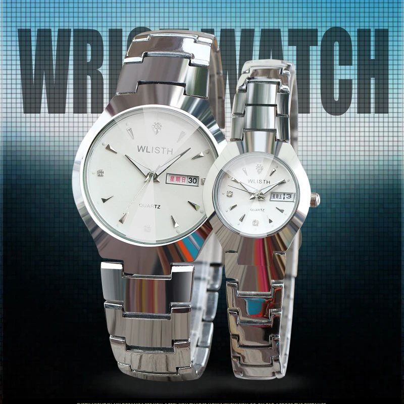 Brand Watch Fashion Couple Trend Quartz Belt Women's Watch Diamond Simple Temperament Ladies Watch W