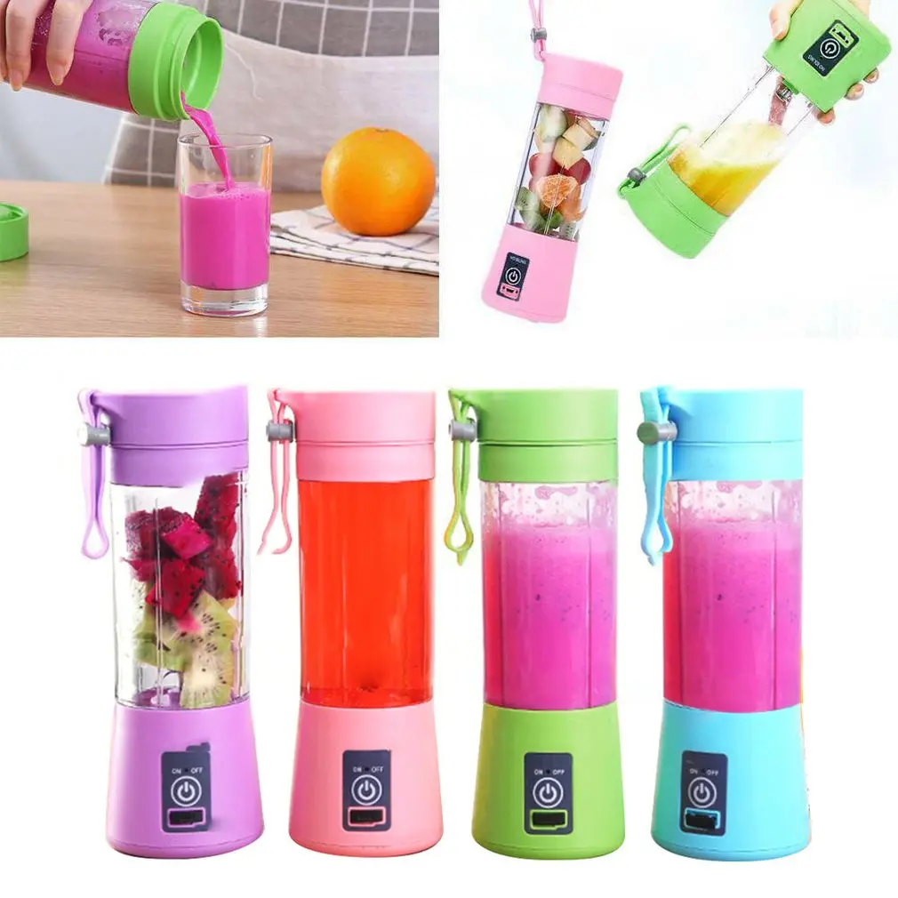 

Portable USB Fruit Juicer Shaker Bottle Electric Juicer Smoothie Maker Blender Mini Household Juicer