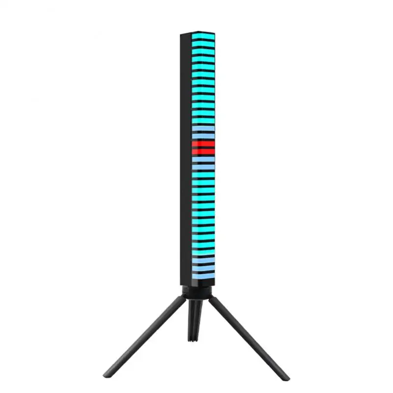 

Светодиодная ленсветильник с управлением звуком, цветная лампа с RGB подсветильник кой в виде ритма, с USB-разъемом, энергосберегающая лампа с ...