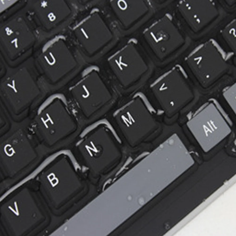 Аксессуары Силиконовая USB Проводная клавиатура для ноутбука 103 клавиши Складная