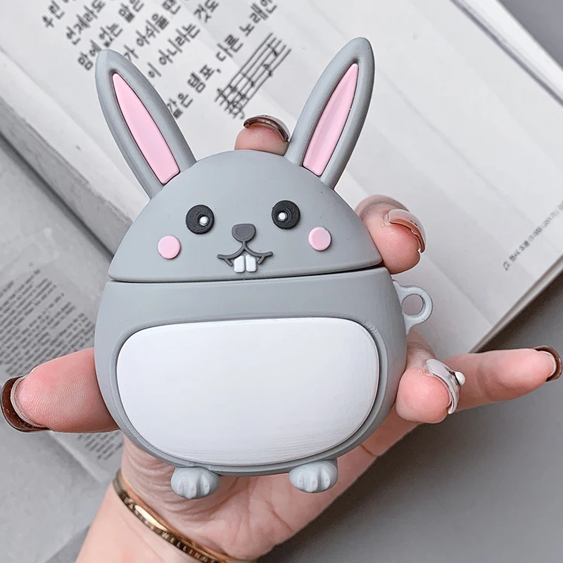 793 Милый мультяшный чехол для наушников Apple Airpods 1 2, силиконовая мягкая защитная крышка, чехол s, аксессуары для Airpods shell - Цвет: 793