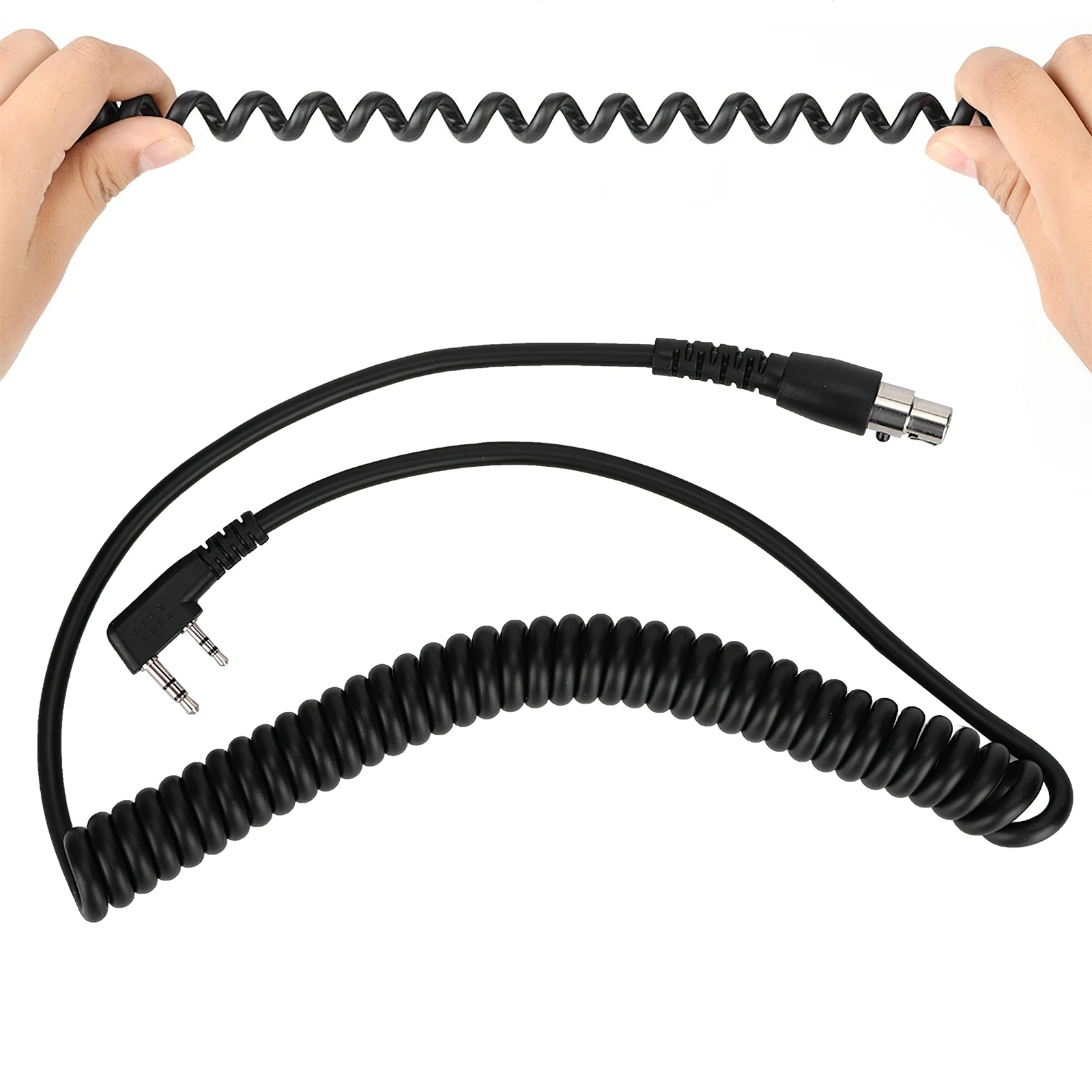 Растягивающийся 2-Pin к 5-контактный разъем аудио для прочный радио Kenwood HYT Baofeng
