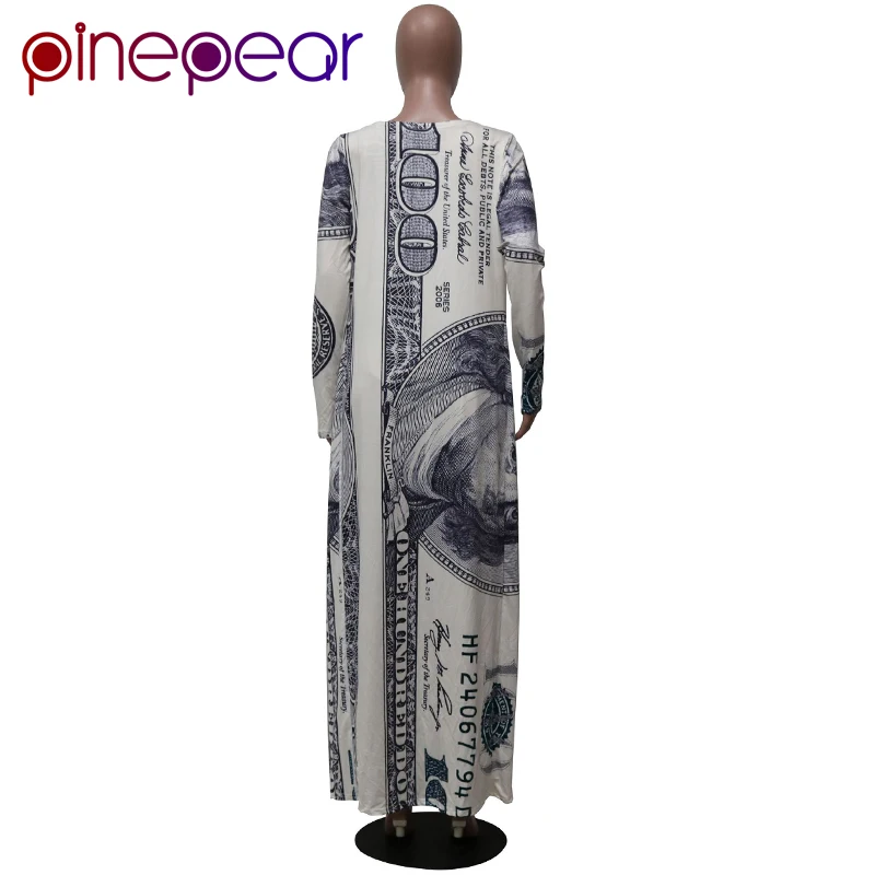 

PinePear $ Dollar Print Swimming Bodysuit+Cover Up 2 Piece Swim Suit Bikini Set Swimsuit Female Swimwear Push Up Bathing Suit