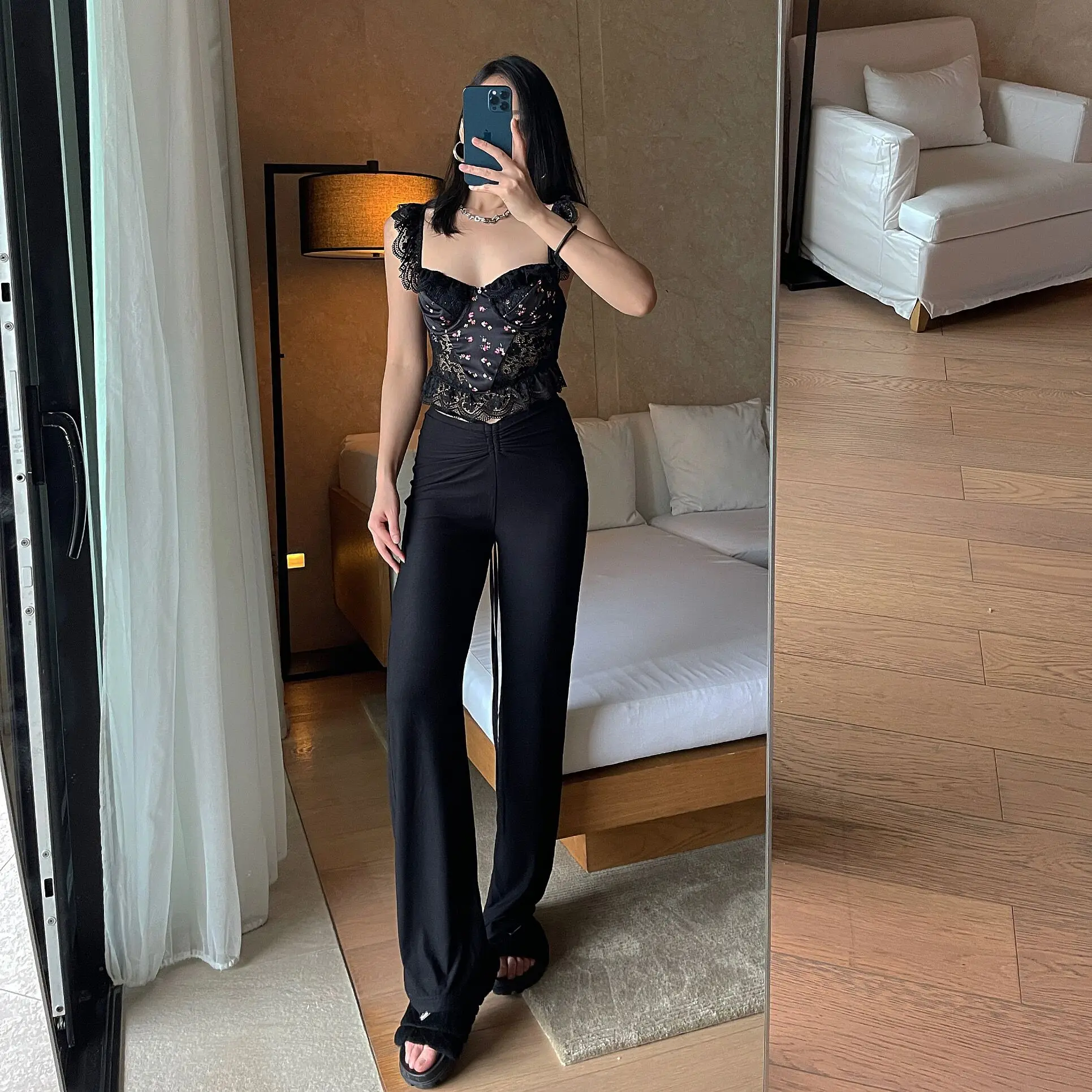 

Lace Top Corset Sexy Women Blusas Mesh Backless Black Patchwork Halter y2k Crop Tank Feminina Summer Vintage Satin Bustier Camis