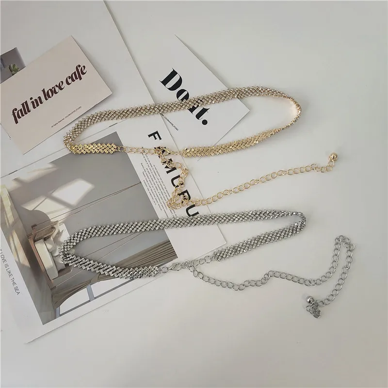 Цепочка на талии женские украшения с тонким поясом Простые универсальные Платье