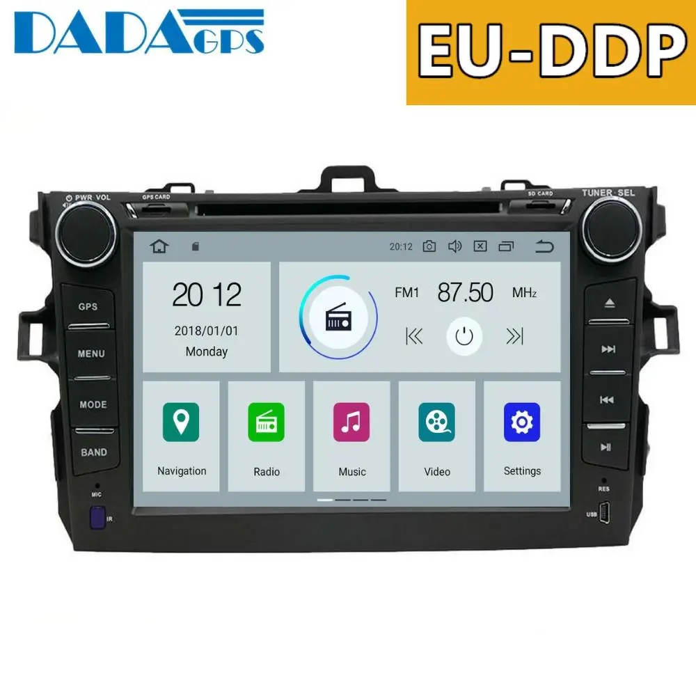 Мультимедийный DVD плеер для Toyota Corolla 9 0 2007 Android 2012 4 + 32 ГБ|Автомагнитолы| |