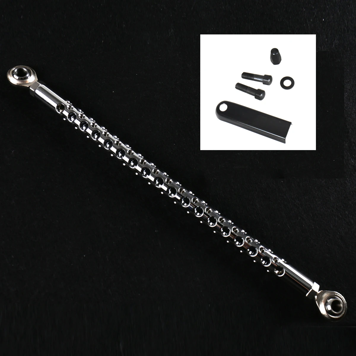 

New Motorcycle Chrome Round Shift Linkage for Harley Touring FLHT&Softail 1984-2016 Models