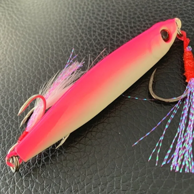 Рыболовная приманка Ufishing металлическая с двумя крючками 40/60/80 г 1 шт./лот | Спорт и