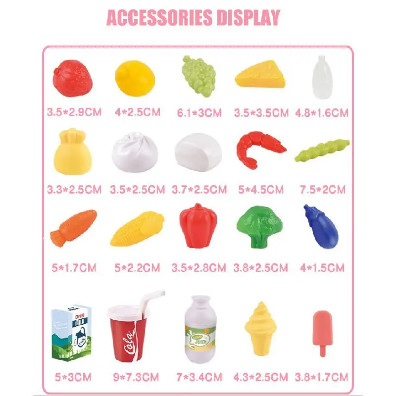 

Children Pretend Play Toy Simulation Double Refrigerator Toy Kids Washing Machine Mini Sound Light Kitchen Play House Girls Toys