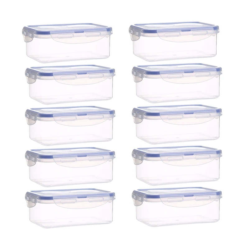 Пищевые Контейнеры пластиковые ящики для хранения на вынос прозрачные