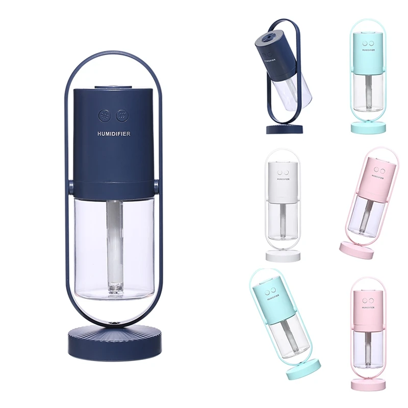 Светодиодный распылитель Красочный USB увлажнитель воздуха вращение на 360 ° умный