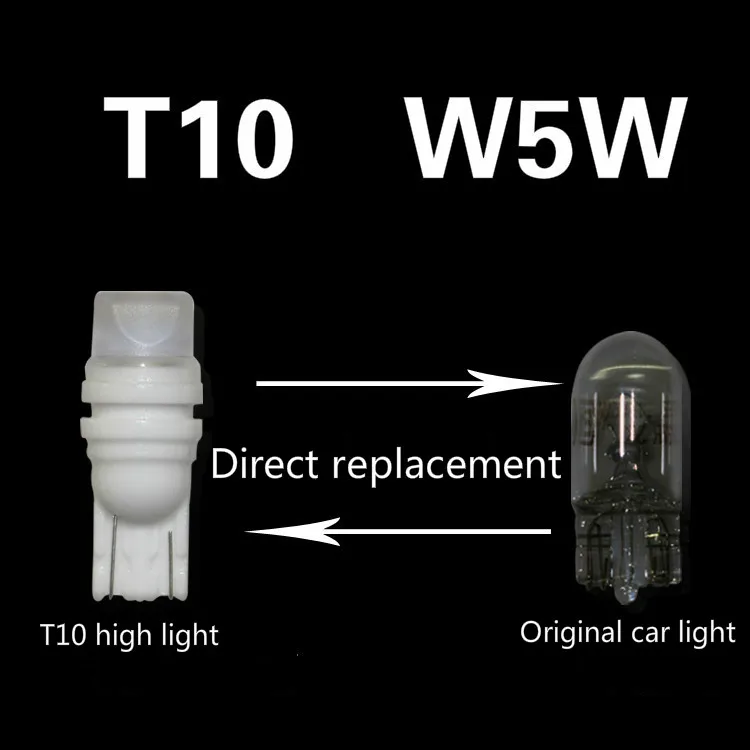 2 шт. T10 новый высококачественный светодиодный автомобильный поворотный боковой