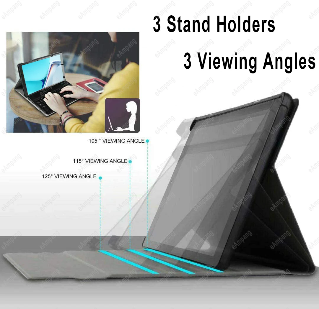 Чехол-клавиатура для Huawei MatePad 11 10 4 Pro 8 T10s T 10s MediaPad T5 M5 1 M6 английский русский