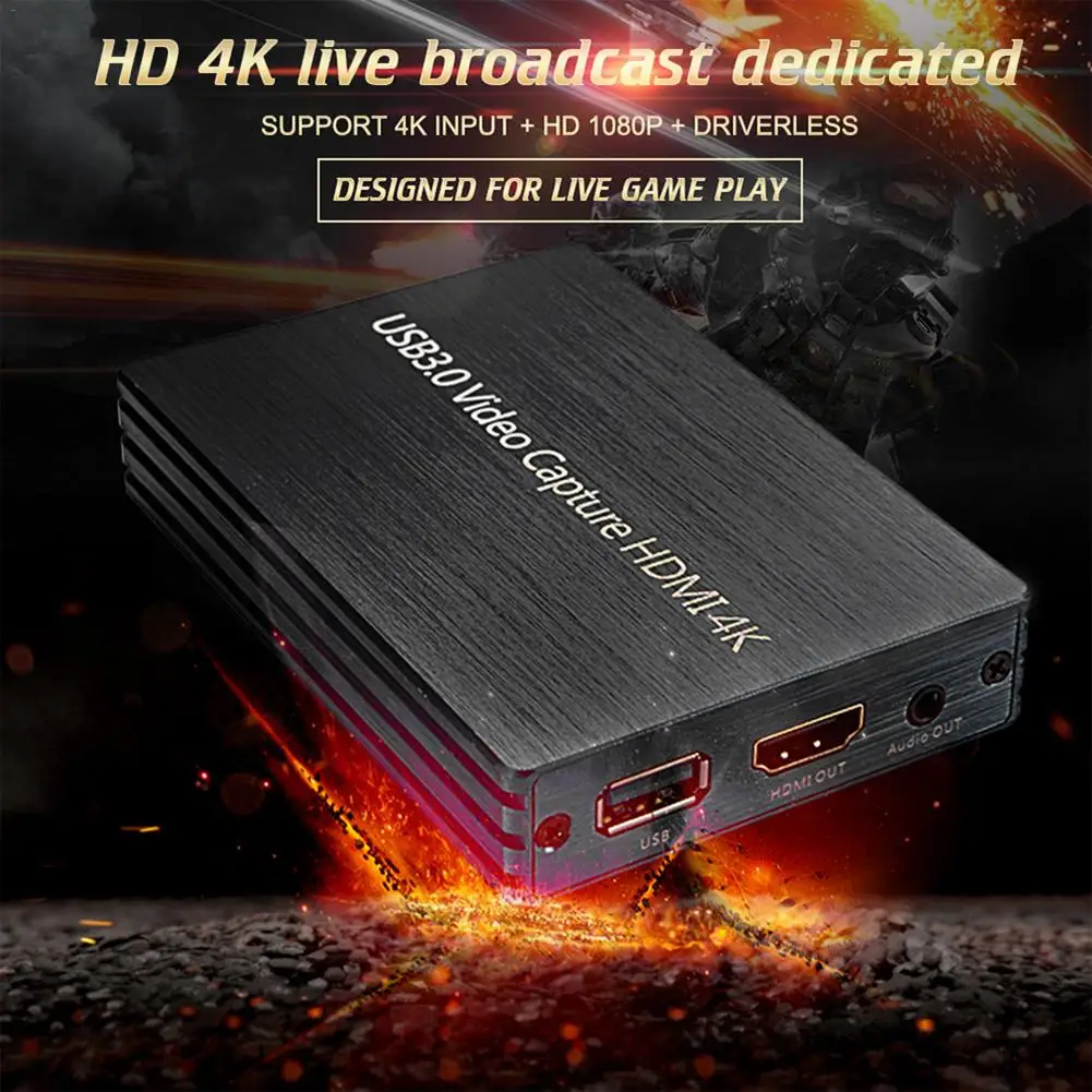 

Плата захвата видео 4K, совместимая с HDMI, USB 1080, P