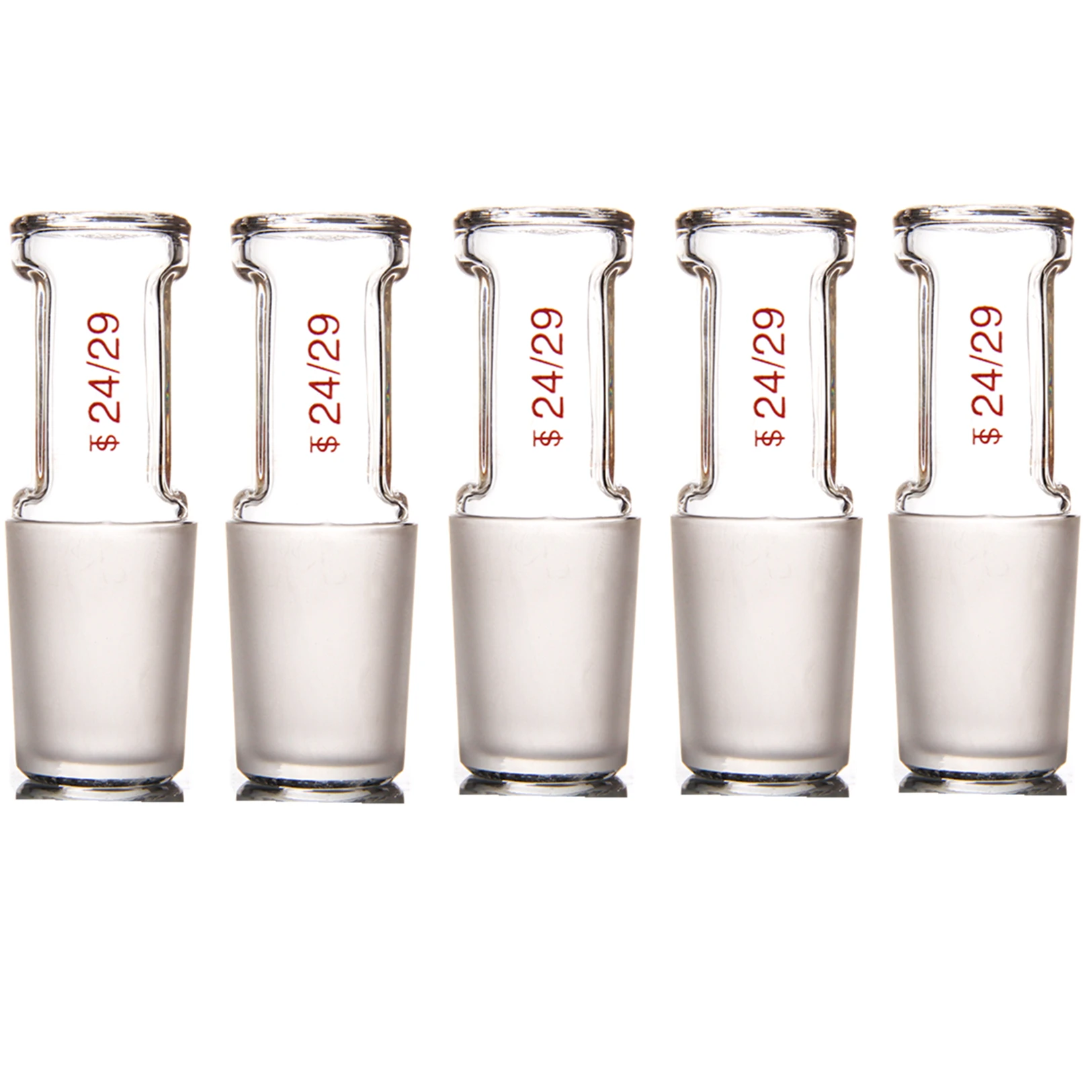 24/29 стеклянная пробка заземление пустотелая вилка 5 шт./лот|24/29 joint|ground glass stopperlot lot |