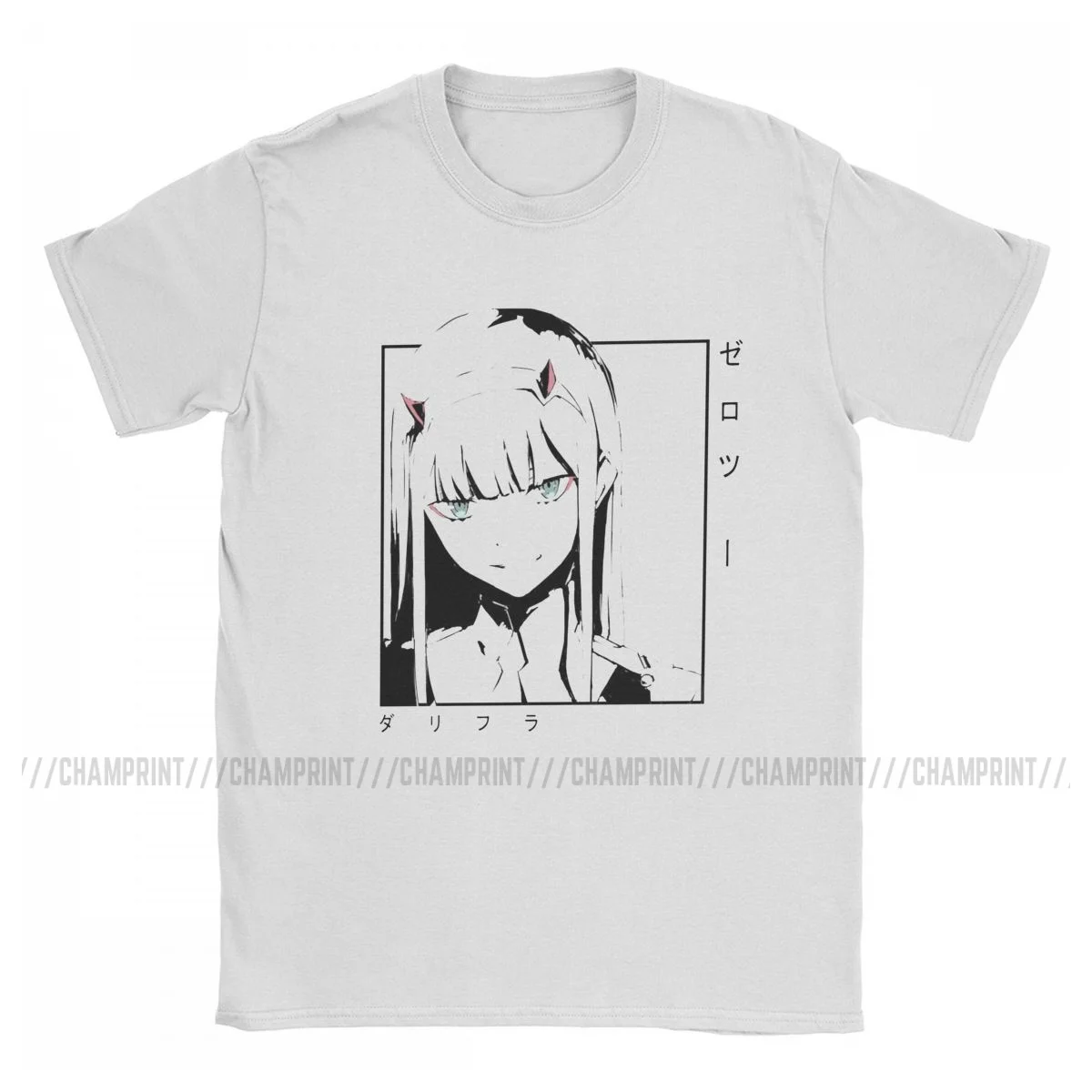 Мужская футболка Darling в FranXX ноль два 02 Hipster хлопковые футболки с коротким рукавом