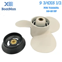 boatman%c2%ae aluminum propeller 9 9 20hp 9 34x6 12 for yamaha outboard motor 683 w4592 02 el high thrust engine part