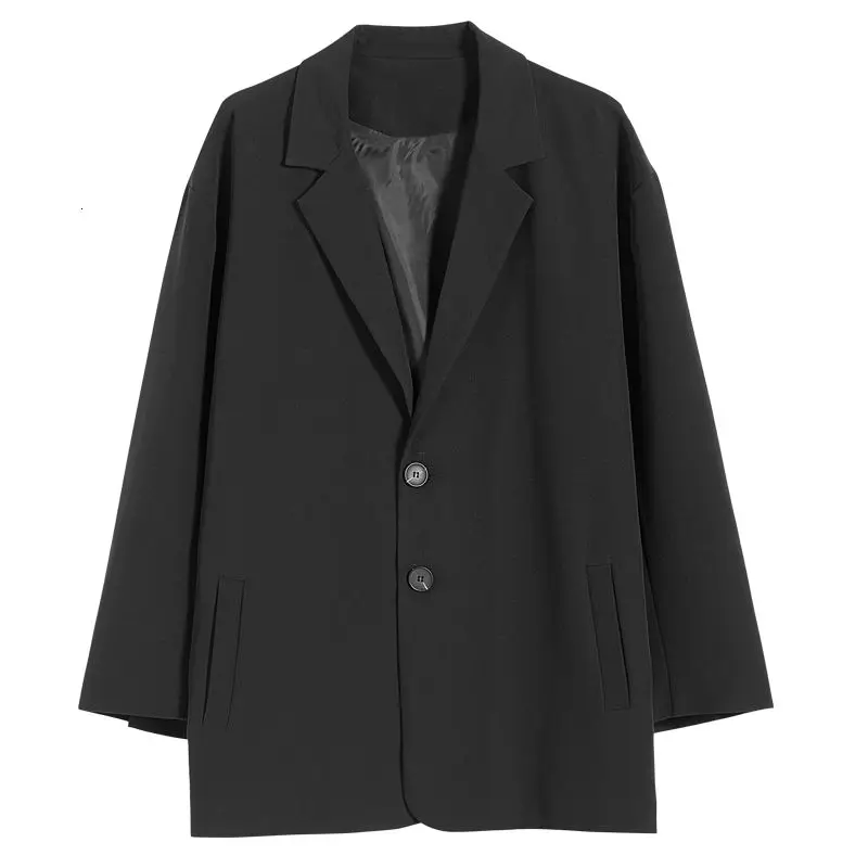 

Spring Blazer Men's Fashion Solid Color Business Casual Dress Jacket Men Loose Korean Society Mens Suit Jacket Mens S-2XL