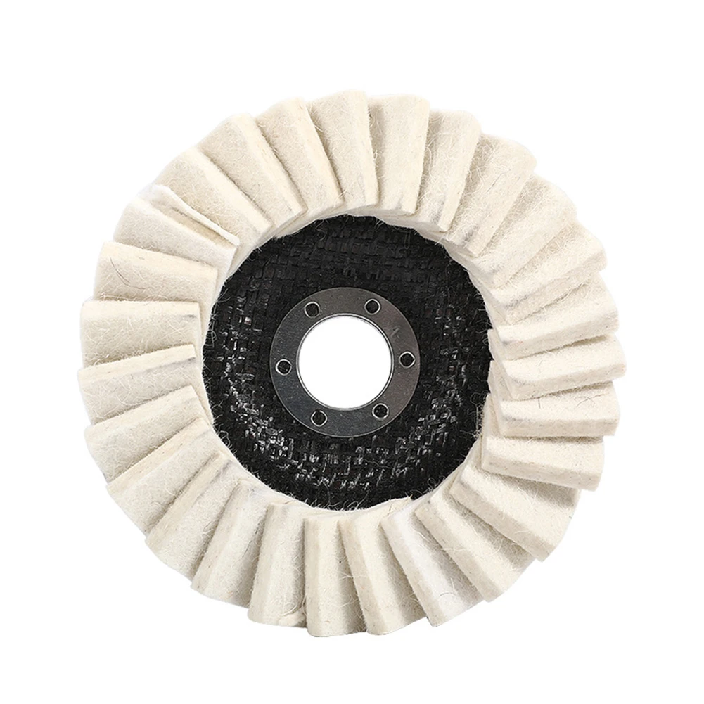 125mm Polishing Wheels 5inch Flap Felt Disc Angle Grinder Buffing Wheel Metal Best Price Waxing For Glass | Инструменты