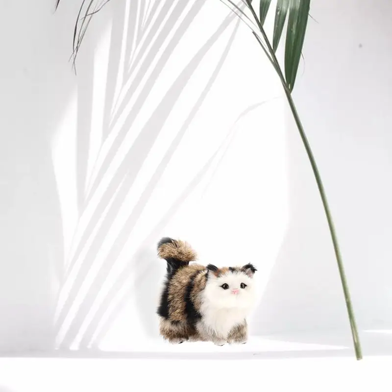 Имитация кошки вокальные украшения моделирование животных модель игрушки куклы