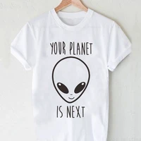 your planet is next alien women clothes ladies crewneck hipster pregnancy announcement summer shirt tops tee women t shirt