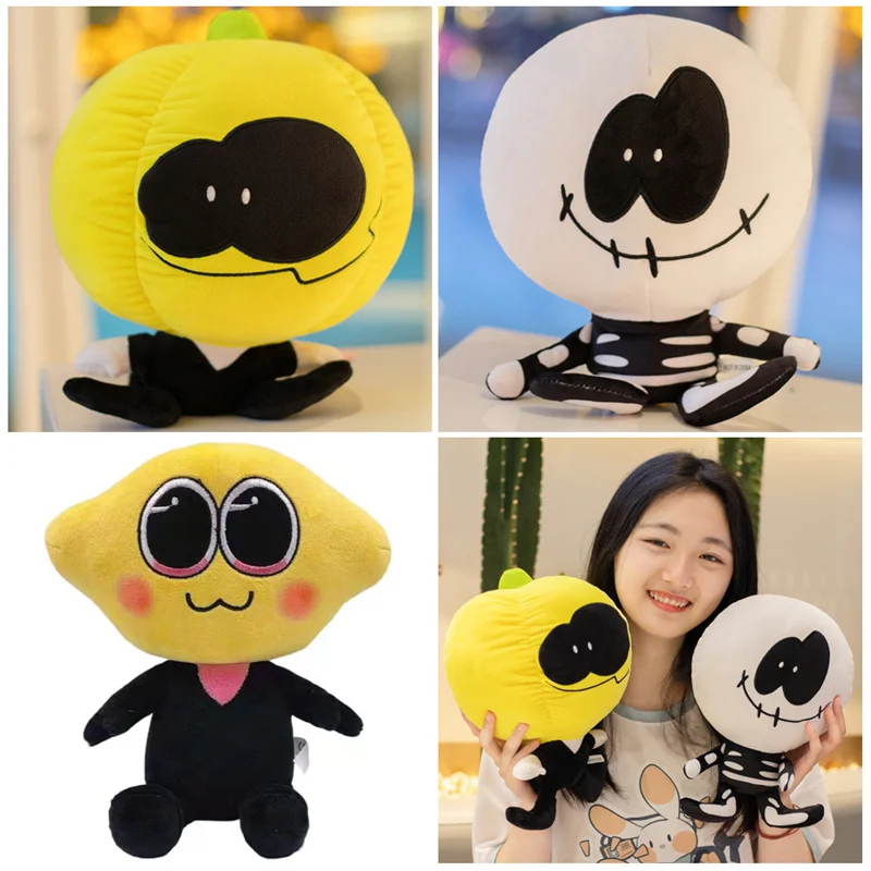 

20cm Cute Friday Night Funkin Plush Doll Spooky Month Skid and Pump Toy Soft Stuffed Plushies Birthday Gift for Children Kids
