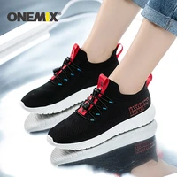 onemix women casual shoes men running shoes soft high rebound outsole breathable mesh trail trainers outdoor sport sneakers