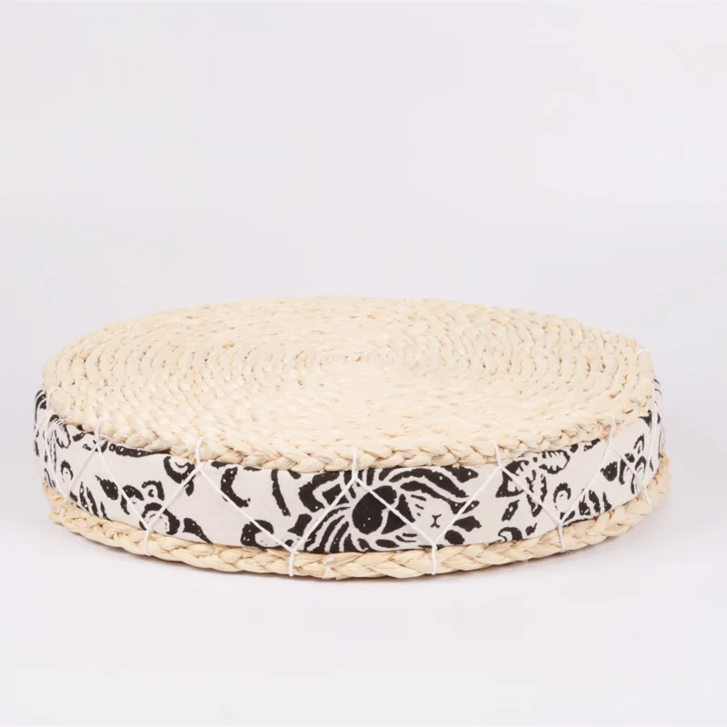 Тканая Подушка футон в японском стиле ручной работы большие напольные подушки