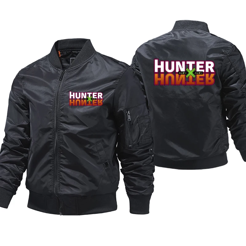 

Hunter X hunter Mens bomber jackets autumn winter jacket streetwear hombre Coats Male Windbreak Jackets women