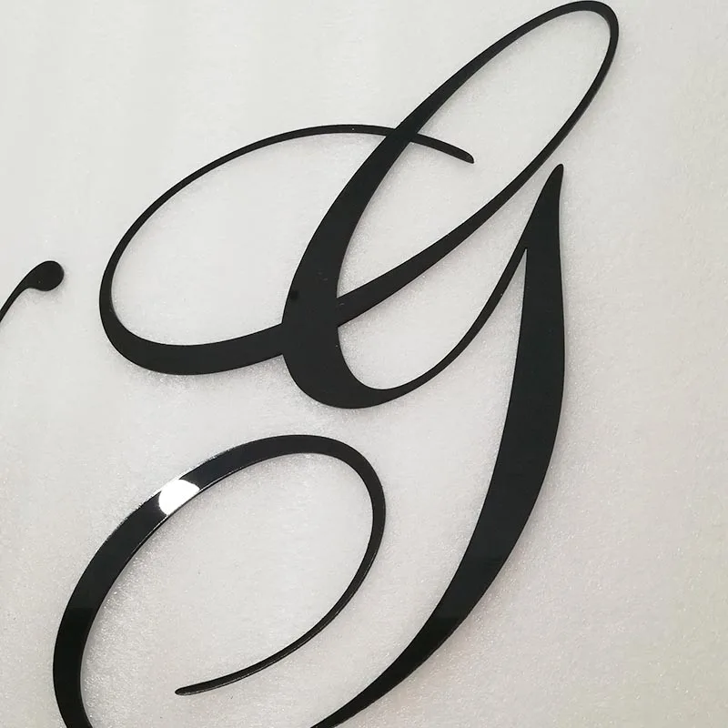 Пользовательский оригинальный знак имени деревянный акриловый свадебный фон