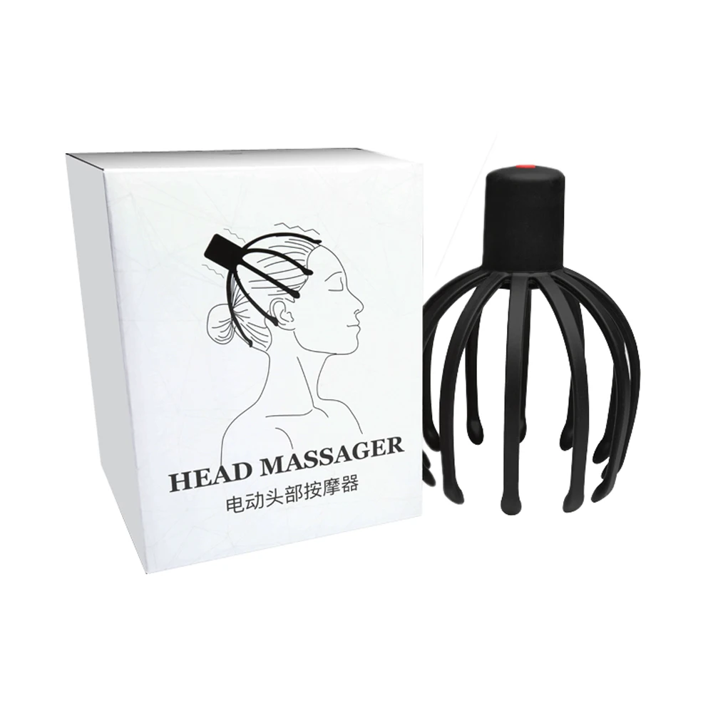 

Rechargeable Electric Octoput Claw Scalp Massager LED Red Light Scalp Health Care Vibration Massage Relief Hair Stimulation