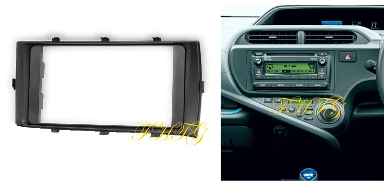 Автомобильный радиоприемник Fascia Dash Kit подходит для 2012 Toyota Aqua/ Prius C (RHD)