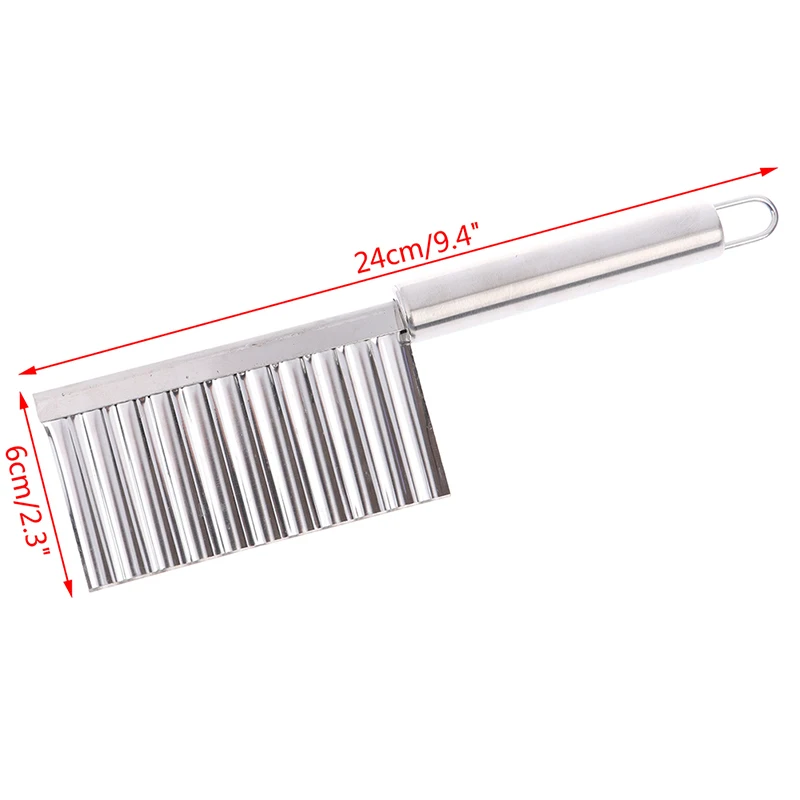 1 шт. Нержавеющая сталь картофеля волна кухонные аксессуары нож картошка фри