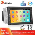 Автомагнитола OiLiehu, 2 Din, Android 8,1, мультимедийный плеер, GPS, стереоприемник для VW Volkswagen Polo Mk5 Golf Passat B6 B7 Jetta MK4