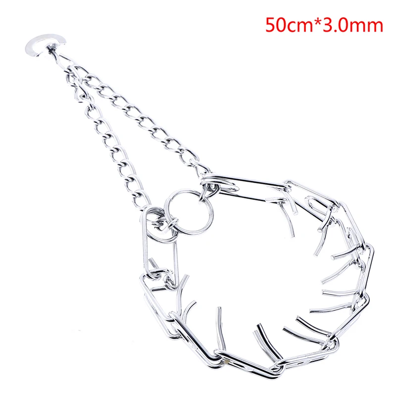 1pc Pet Dog Chain Training Collar Prong Choker Collars Iron Metal Choke Neck Leash Walking Tool Supplies | Дом и сад