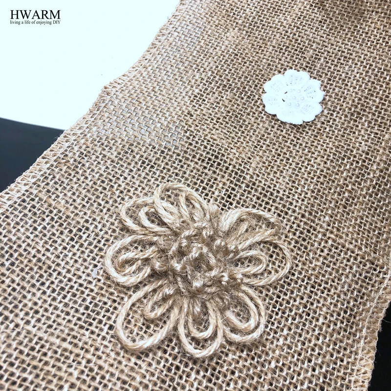 5 ярдов 15 см Свадебная отделка Рождественская льняная Кружевная Ткань Ленточная