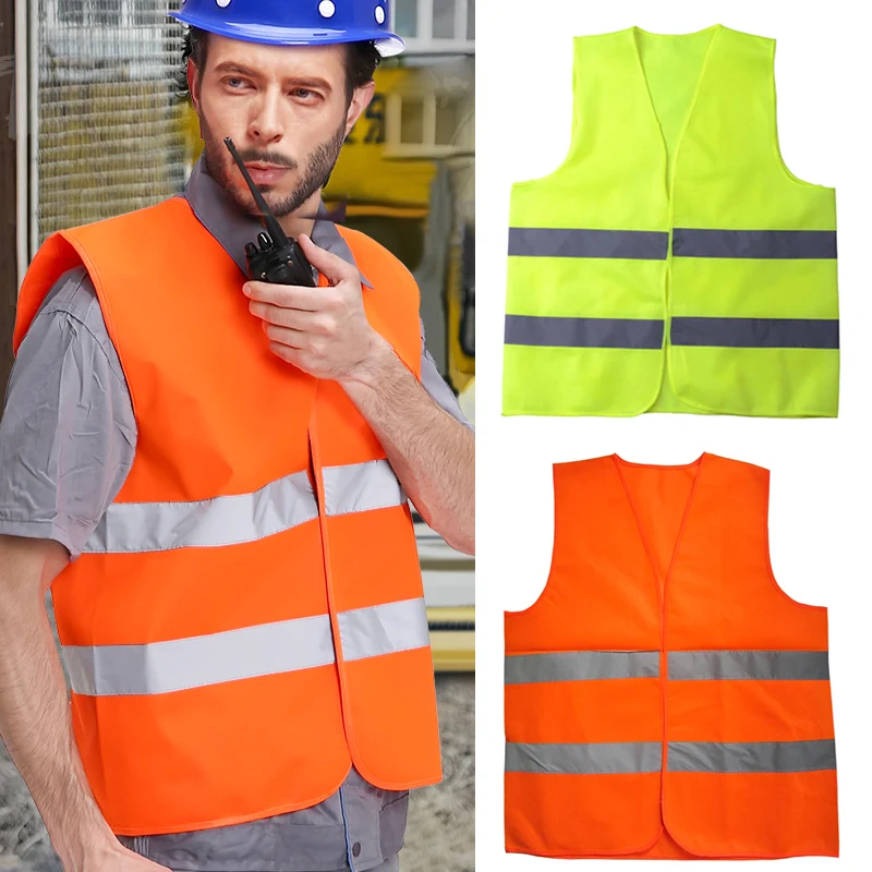 

Reflective Fluorescent Vest Outdoor Safety Running Cycling Work Safe Vests SAL99
