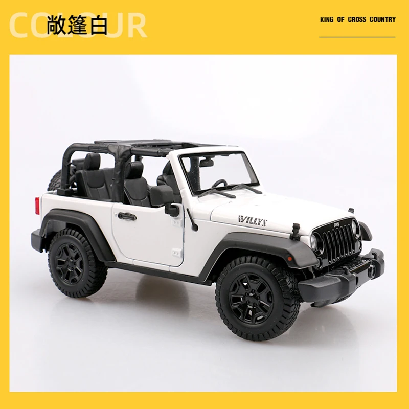 Maisto 1:18 2014 JEEP Willys Wrangler бесстатические литые автомобили Коллекционная модель