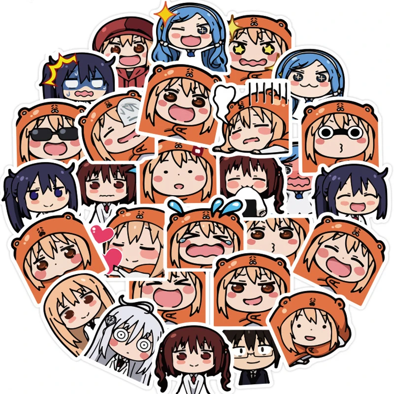 10/30/40 шт. Himouto! Аниме наклейка Умару-Чан эстетическая бутылка для воды ноутбука
