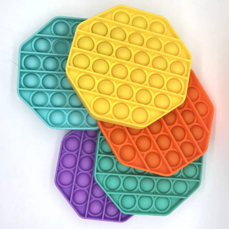 

Push Bubble Fidget Sensory Toy New Push Pop Bubble Fidget Antistress Toys Adult Kids Pop Fidget Sensory Squeeze Toy Autism