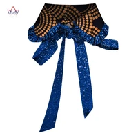 african print collar for women clothing accessories ankara print fabric shirt collar detachable fake collar blouse wyb588