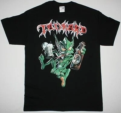 

TANKARD ALIEN GERMAN THRASH METAL BAND ALCOHOL BEER TRASH NEW BLACK T-SHIRT