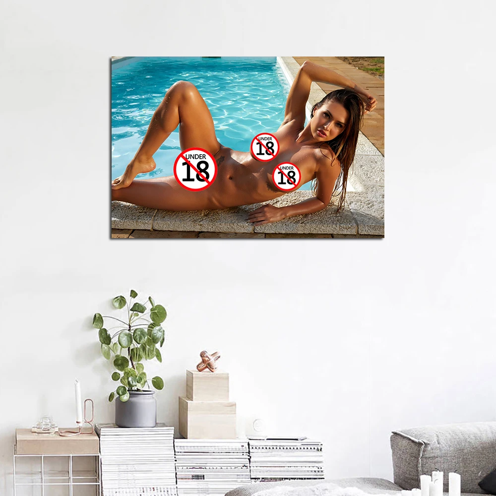 Настенные художественные плакаты и принты, красивая девушка, сексуальная модель, очаровательная женщина, современные картины на холсте для украшения гостиной