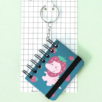 Симпатичный мини блокнот для ключей мультяшный портативный карманный школы