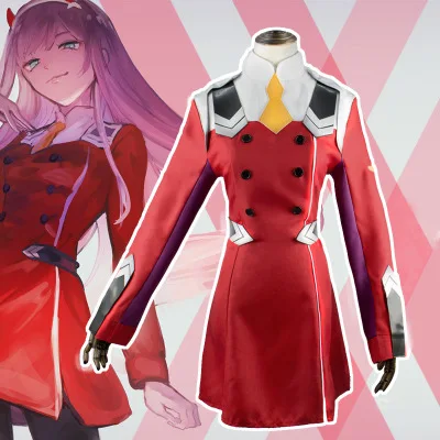 Аниме ROLECOS DARLING 02 ноль два в FRANXX Косплэй Милый детский костюм для девочек школьная
