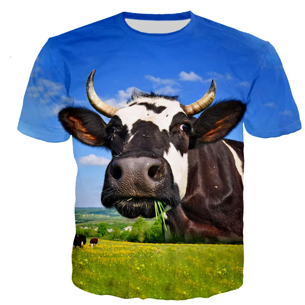 

Cow T Shirt Men/women 3D Printed T-shirts Casual Harajuku Style Tshirt Streetwear Tops